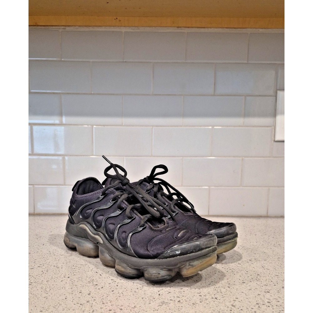 Nike Air VaporMax Plus Triple Black Shoes 924453-004 Vapor Max